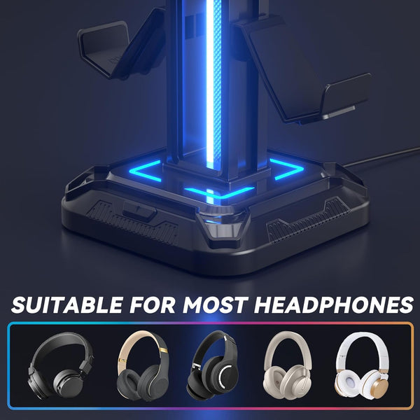 Vibrant Light-Up Headset Stand